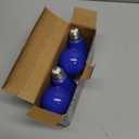 LED Blue Color Light Bulb - A19 E26 Base Blue Bulbs 9W (60W Equivalent), LED Lightbulbs Perfect For Outdoor Porch, Christmas Decoration, Party Decoration, Holiday Lighting, Halloween Decor, 4 Pack