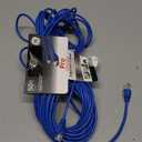 GE Cat6 Ethernet Cable, 50ft Ethernet Cable, Up to 1Gbps, Rated 250 Mhz, UTP, for High Speed Internet Devices, Streaming Devices, Routers, RJ45 Connectors, for Home or Office, Blue, 70330