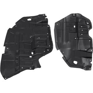 ALMULOO Engine Splash Shield Compatible with 2012 2013 2014 Toyota Camry Set of 2 Driver & Passenger Side Under Cover Guards Replacement for 5144206140 5144106150 TO1228178 TO1228177