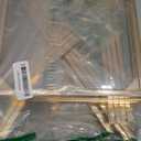 Nuptio Wedding Centerpieces Gold Vases: 2 Pcs 23 inch Tall Flower Stand Metal Floor Vase Column Geometric Centerpiece Stands Rectangular Display Rack for Weddings Party Decoration