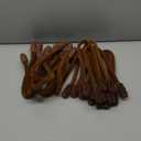 12Pcs Brown Christmas Garland Ties Decorative Banister Twist, Christmas Holiday Wreath Ties for Xmas Banisters Home Staircase Railings Decorations, 16 Inches