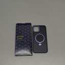 Magnetic for iPhone 12 Pro Max Case with Ring Stand, [10 FT Drop Protection] [Velvety Touch] Slim Translucent Matte Back Shockproof Phone Case for iPhone 12 Pro Max 6.7'', Blue