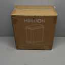 Mbillion Bathroom Trash Can with Lid Slim Stainless Steel Small Bathroom Garbage Can 10 Liter, 2.6 Gallon Soft Close, Step Pedal, Slim Wastebasket for Toilet, Office, Bedroom, Dark Grey