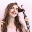 LANDOT Automatic Rotating Curling Iron: Easy-to-Use Ceramic Curling Wand 1 inch for Salon-Worthy Curls & Waves - Quick Heat & Adjustable Temp for All Hair Types