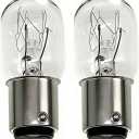 BYVORS 15W 120V Sewing Machine Light Bulb, BA15D Base Push in Type Clear Light Bulbs Compatible with Kenmore Singer and Other Sewing Machine Replacement Incandescent Bulbs