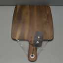 Large Acacia Wood Cutting Board with Handle Wooden Charcuterie Board Kitchen Chopping Block for Meat Cheese Vegetable Bread Fruit Serving Boards Wood Butcher Block Carving Board, 17" X 13"