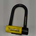 Kryptonite New York Fahgettaboutit Mini Bike U-Lock, Heavy Duty Anti-Theft Bicycle U Lock, 18mm Shackle with Keys, Ultimate Security Lock for Bicycles E-Bikes Scooters