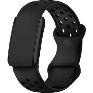 Silicone Sport Band Compatible with Whoop 5.0 Bands for Men Women, Soft Breathable Adjustable Waterproof Replacement Wristbands for Whoop 5.0 One, Peak and Life [Not for Gen 4]