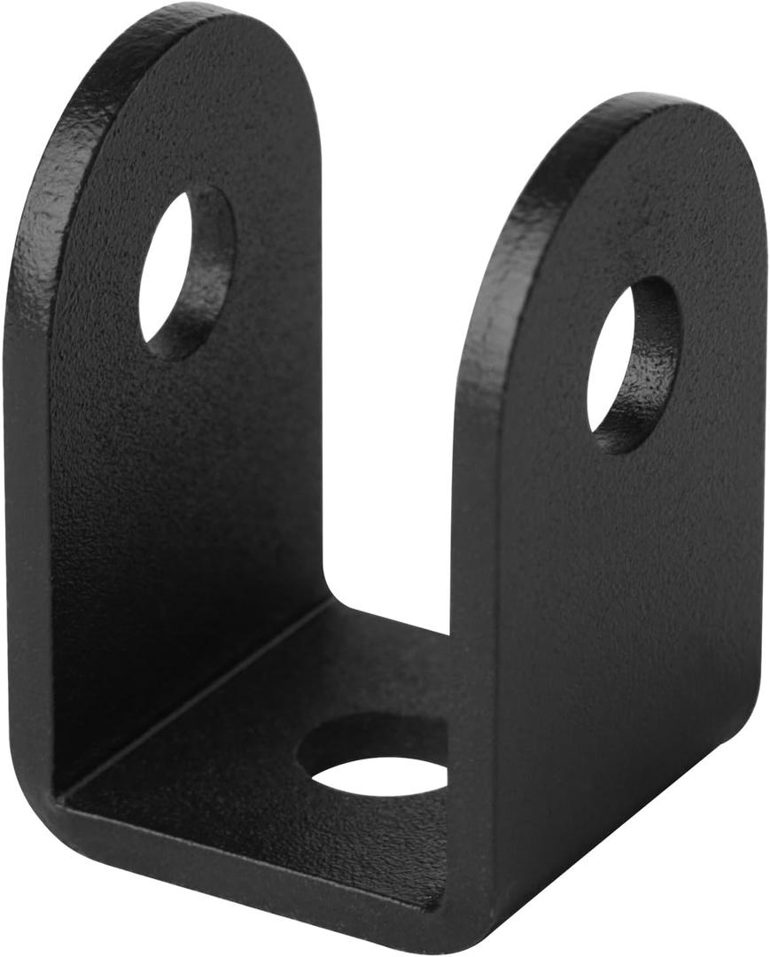 GBGS 20 Pcs Black 1" U Bracket for Panel,1/8"(3 mm) Thick, Powder Coating