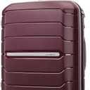 Samsonite Freeform Hardside Expandable with Double Spinner Wheels, Merlot, Checked-Medium 24-Inch
