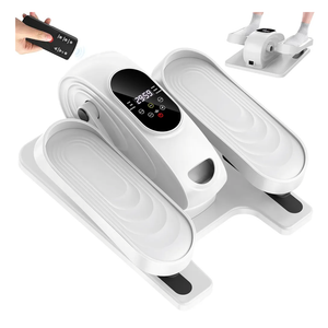 Under Desk Elliptical Exercise Machine, Electric Ellipse Leg Exerciser as Seen on TV, 15 Speeds Foot Exerciser While Sitting for Seniors, Portable Seated Pedal Exerciser for Home Office, Gifts