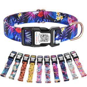 WhoseID Dog Collar for Small Medium Large Dogs