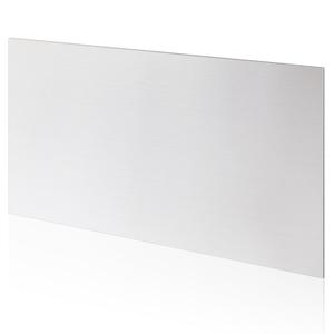 1 Pcs 430 Stainless Steel Sheet Metal 48 x 24 Inches 24GA Metal Plates Panel #4 Brushed Finish Magnetic Mount Board Wall Food Truck Restaurant Crafting Kitchen Floor Trailer Garage Gym