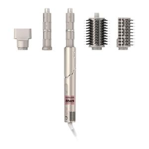 Shark HD430REF (Refurbished) FlexStyle Air Styling & Drying System, Powerful Hair Dryer Brush & Multi-Styler with Auto-Wrap Curlers, Paddle Brush, Oval Brush, Concentrator Attachment, Stone 