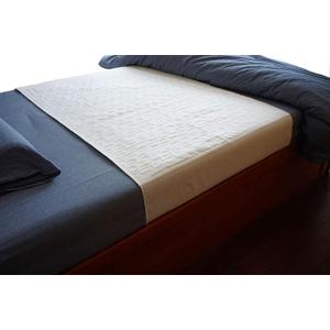 Careboree 2 Pack Cotton Top-Layer Reusable Tuckable Underpads Incontinence Bed Pads 34"X54" Full Size 21" Wings