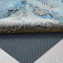 Veken 4x6 Ft Rug Pad Gripper for Hardwood Floors, Non Slip Dark Blue Rug Pads for Area Bedroom Rugs, Thick Rug Grippers for Tile Floors, Under Carpet Anti Skid Mat, Keep Your Rugs Safe and in Place