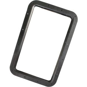 JR Products 11021 Black RV Deluxe Entry Door Window Frame