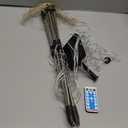 Solar Garden Lights Outdoor Fireworks - 5 Pack Decorative Solar Lamps with 8 Modes Remote for Lawn Backyard Patio Pathway (Cool White)