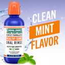 TheraBreath Healthy Gums Oral Rinse, Antigingivitis, Clean Mint Flavor, Dentist Formulated to Help Prevent Gingivitis and Support Gum Health, Alcohol Free, 16 Fl Oz, Exp: 09/2027 (Pack of 2)