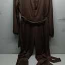 Jumpsuits for Women Formal Sexy Elegant Long Straight Pants Busineess Party Jumpsuit with Belt Pockets, L