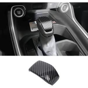Car Gear Shift Knob Head Cover Trim Compatible with Toyota Grand Highlander 2024 2025 2026,ABS Center Control Shifter Knob Head Protection Cover Interior Accessories 1PCS (Carbon Fiber Pattern)
