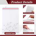 ReliThick 50 Pcs 13 x 17.75 Inch Large Rigid Mailer Self Photo Document Mailers Adhesive Stay Flat White Cardboard Envelopes White Kraft Envelopes for Art Prints Cd Photos Document
