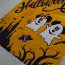 Halloween Door Cover 70.8X35.4 Inches Large Mouse Happy Halloween Door Decorations Banner Pumpkin Ghost Themed Window Wall Decor for Home Indoor Outdoor Party Supplies