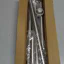 Mcrbeay Shower Curtain Rod, 1" Diameter Heavy Duty Tension Shower Rod, Non Slip Adjustable 28-74 inch No Drill Shower Curtain Rods Spring Tension For Bathroom, Shower Stall, No Rust, Brushed Nickel