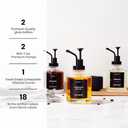 Molimoli Coffee Syrup Dispenser - Glass Bottle w. Pump, 11.8 oz 350 ml, Set of 2, Black Upgraded Pump