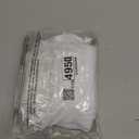 Women's Summer T Shirts Loose Fit Soild Color Basic Flowy Tops Trendy Casual Crewneck Short Sleeve Blouses (White,3X-Large)