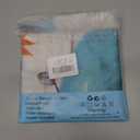 LB Hello Fall Shower Curtain Vintage Blue Truck Pumpkin Sunflower Autumn Maple Leaves Rustic Wood Plank Thanksgiving Harvest Shower Curtains for Bathroom Set Decor with Hooks 72x72 inch Fabric (Multi Color)