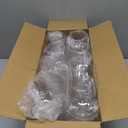 FOCUSLINE 20 Pack 16 Oz Plastic Wine Glasses, Stemless Plastic Wine Cups Heavy Duty, Unbreakable Disposable Wine Glasses for Wedding or Party