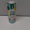 Simply POP Prebiotic Soda Fruit Punch Cans, 12 fl oz, 12 Pack, BBD: 06/02/26
