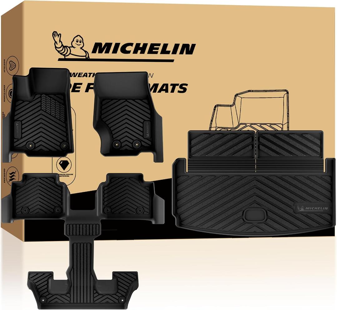 Michelin Vehicle Mats for 2021-2026 Jeep Grand Cherokee L 6-Seat (4 Piece)