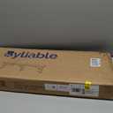 Folding Bench 6 Foot, Plastic Folding Bench Seat Portable Foldable Picnic Party Camping Dining Seat, White Garden Multipurpose Entertaining Activities