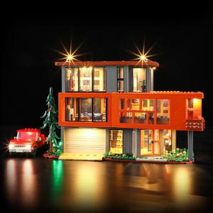 LED Light Kit for Lego Twilight The Cullen House 21354 Set, Compatible with Lego 21354 Building Blocks Model(Not Include Blocks Set)