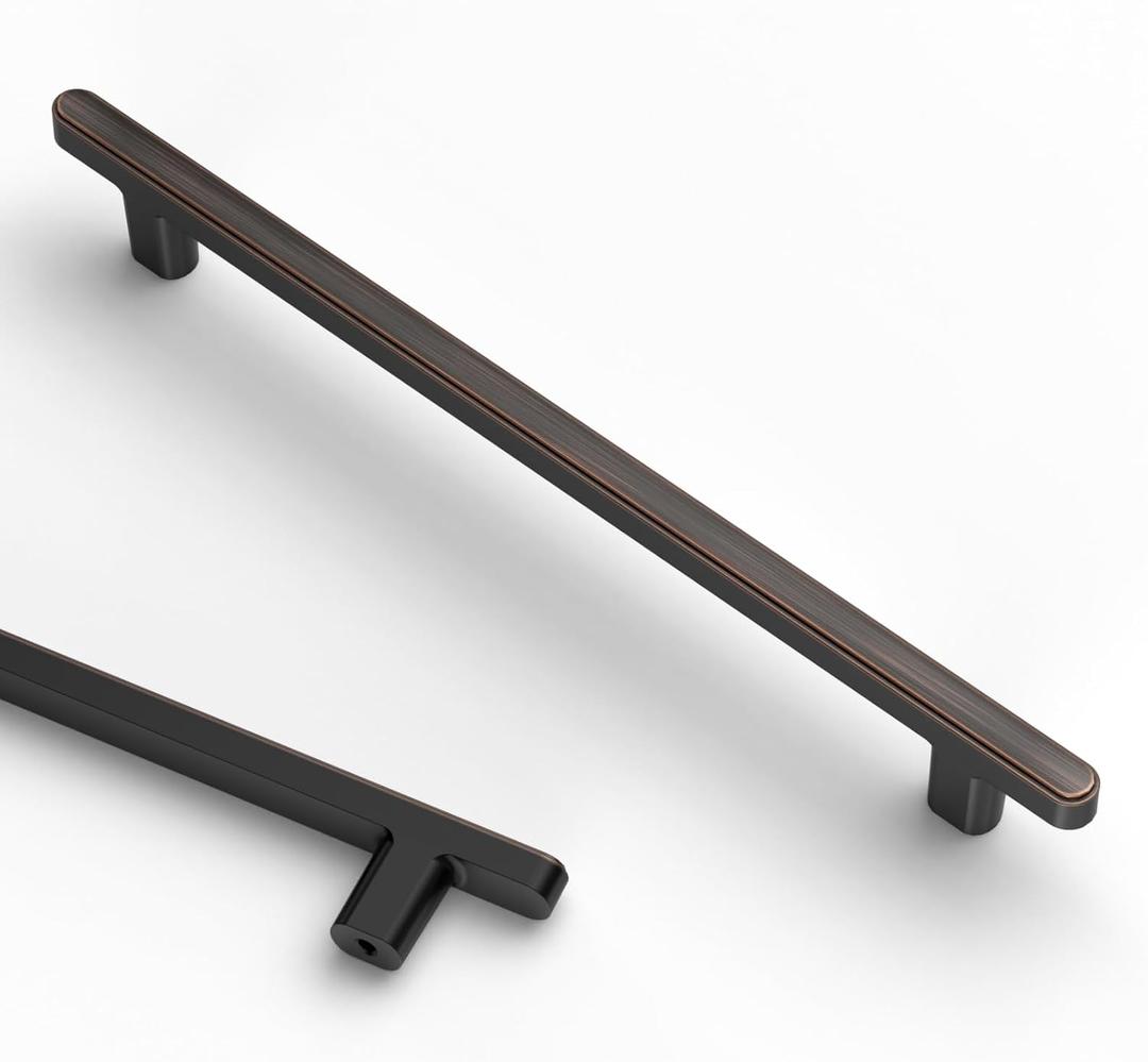 Asidrama 10 Pack 7.5 Inch(192mm) Oil Rubbed Bronze Kitchen Cabinet Handles, Cabinet Pulls Kitchen Cabinet Hardware for Cupboard Drawer Pulls