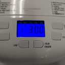 Amazon Basics Programmable Bread Maker, 2 Pound Non-Stick Automatic Bread Making Machine, 14 Settings for Breads, Doughs, Gluten-Free Options and More, LCD Display, White