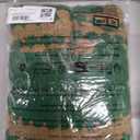 Saodimallsu Womens Cropped Cardigan Striped Open Front Long Lantern Sleeve Color Block Loose Chunky Knit Sweater Coat (M)