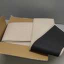 GOYLSER Jute Stair Carpet Treads Non Slip with Rubber Backed,15Pcs Indoor Black Stair Mats, Basement Safety Stick On Stair Rug Step Pads, 30"x8"