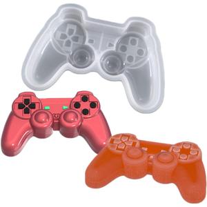 WonDerfulC Game Controller Cake Fondant Mold Chocolate Candy Molds DIY Gamepad Cupcake Topper Decoration Silicone Resin Epoxy Clay Mould, Green (1514)