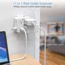 Surge Protector 8 Outlet Extender, TESSAN Multi Outlet Splitter with 3 USB Wall Charger (1 USB C), 3-Sided Multiple Plug Power Strip 1700J, Charging Station for Home Office Dorm Room Essentials