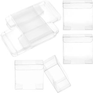 NBEADS 15 Pcs Transparent Gift Boxes, 6x10" Clear Candy Box Rectangle PVC Favour Boxes for Candy Sweets Chocolate Christmas Wedding Party Ornaments Gifts 