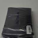BEDELITE Satin Sheets Queen Size Bed Set, Luxury Soft Black Silky Sheets for Hair and Skin, Similar to Silk Bed Sheets Set 4 Pieces with 1 Deep Pocket Fitted Sheet, 1 Flat Sheet, and 2 Pillowcases