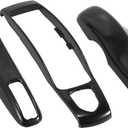 Unifizz 1 Set Gloss Black Car Remote Key Cover Fob Case Cover Shell ABS for P-o-r-sche Cayenne Panamera Macan