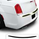 BOGAR TECH DESIGNS Rear Bumper Chrome Delete Overlay Compatible with Chrysler 300 2015-2023, Gloss Black