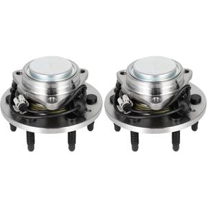 cciyu Wheel Hub Bearing Assembly 2pcs Front Left Right 6 lugs ABS with tegral Sensor 515159 for Cadillac Escalade Esv 2015-2019 2WD for Chevrolet Silverado 1500 for Gmc Yukon 2WD Wheel Hubs