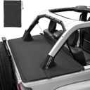 JOYTUTUS Tonneau Cover for Wrangler JLU 4 Door 2018-2026 | Trunk Cargo Cover with Suction Cups No Adhesive, Waterproof, UV & Dust Protection, Easy Install & Remove