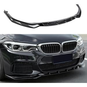 Front Lip Compatible with BMW 5 Series G30 G31 M Sport 2017-2020 530i 530e 540i M550i and xDrive Models, Air Dam Lower Chin Bumper Spoiler Splitter, Protection Body Kit (Carbon Fiber Pattern)