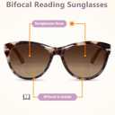 EASY READ 2 Pack Bifocal Reading Sunglasses for Women,Trendy Sunglasses Readers UV400 Protection